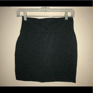 Grey Mini Skirt
